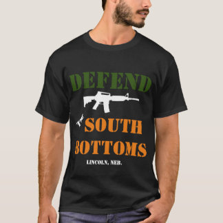 Camiseta Defiende el Tee Tricolor Irlandés del Sur Bottomos
