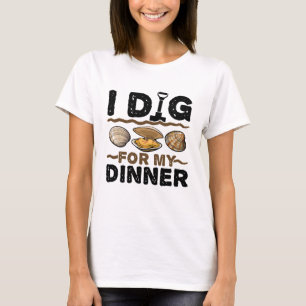 Camiseta Defiendo mi cena para clamar la excavación de alme