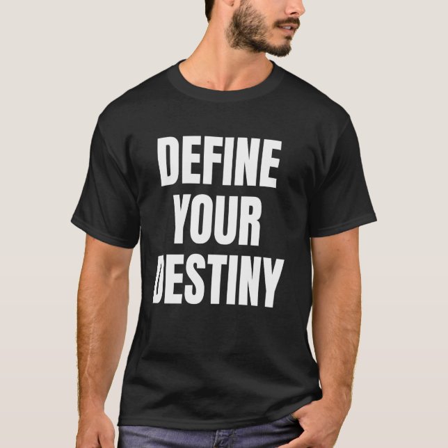 Camiseta Define Tu Destino (Anverso)