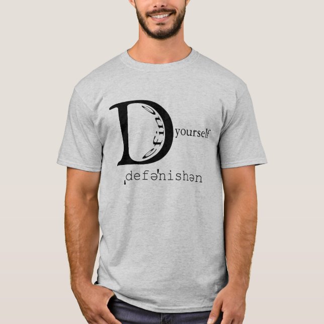 Camiseta DefineYourselfLogoShirtGrey (Anverso)