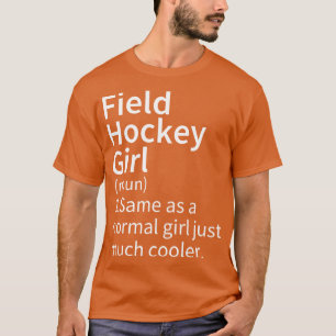 Camiseta Definición 1 de Chica de hockey sobre hierba
