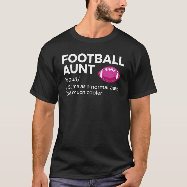 Camiseta Definición 1 de la Tía de Fútbol (Anverso)