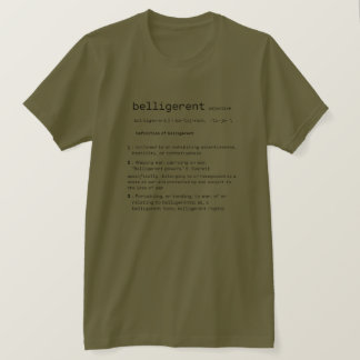 Camiseta Definición beligerante