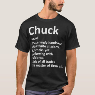 Camiseta Definición CHUCK Nombre personalizado Funny Cumple