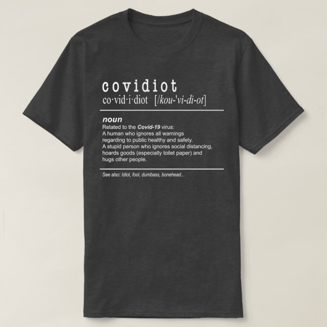 Camiseta Definición CovNoun (Diseño del anverso)