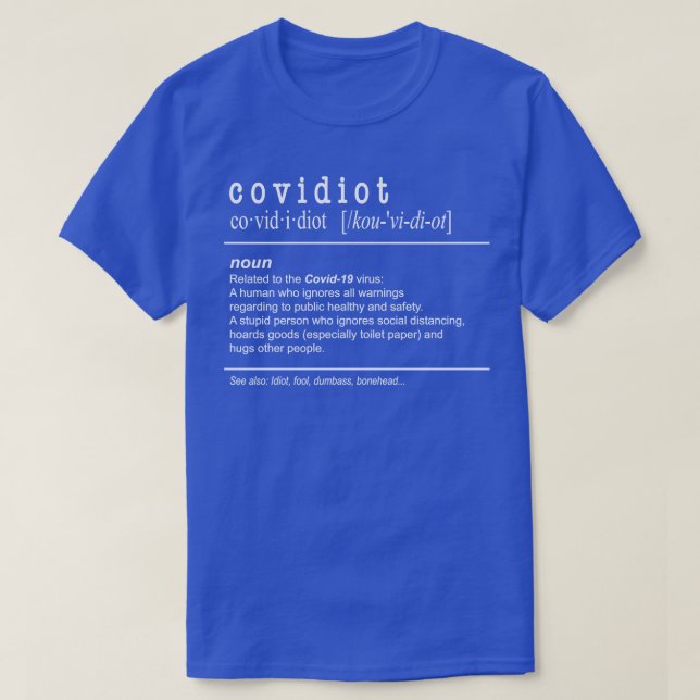 Camiseta Definición CovNoun 1 (Diseño del anverso)