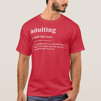 Camiseta Definición de adulto