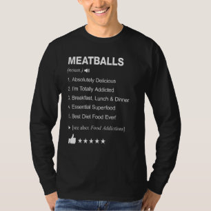 Camiseta Definición de albóndigas