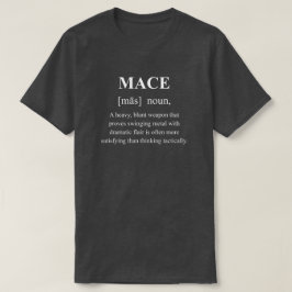 Camiseta Definición de arma de RPG divertida de maza con te