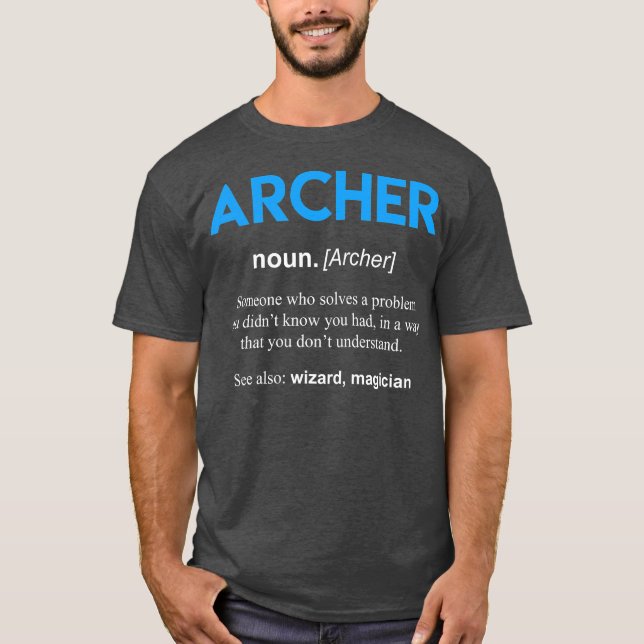 Camiseta Definición de Arquero (Anverso)