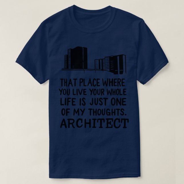 Camiseta Definición de arquitecto (Diseño del anverso)