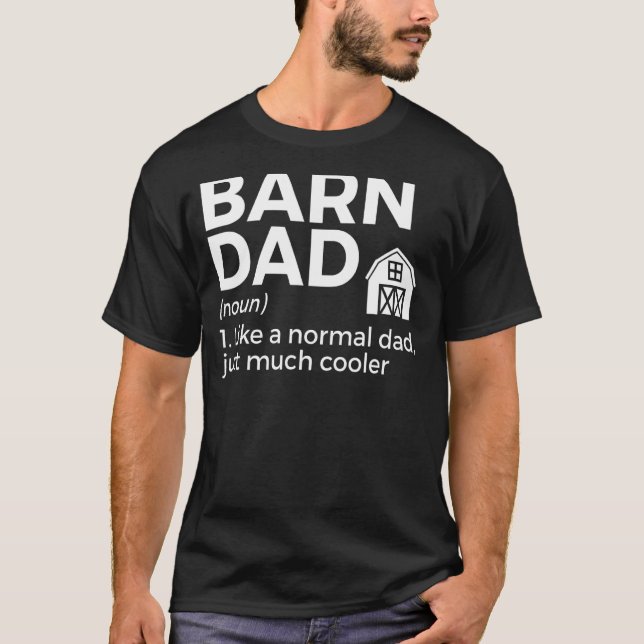 Camiseta Definición de Barn Dad Caballo (Anverso)