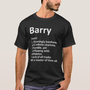 Camiseta Definición de BARRY Nombre Personalizado Funny Cum