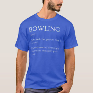 Camiseta Definición de bolos divertida sarcástica Explicaci