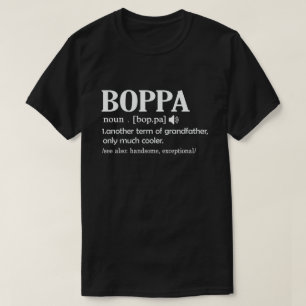 Camiseta Definición de Boppa Significado Divertido Regalo F