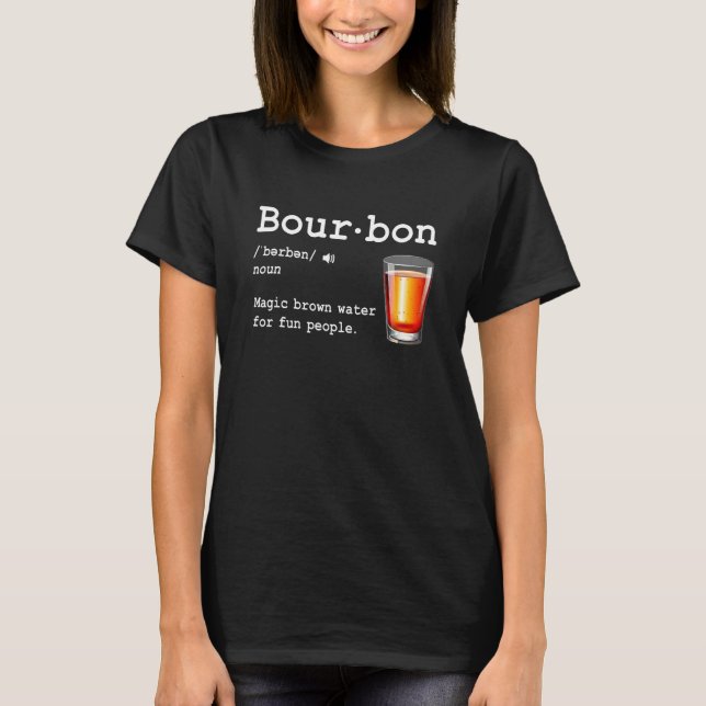 Camiseta Definición De Borbón Agua Marrón Mágica Para Diver (Anverso)