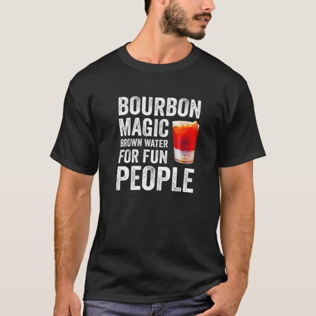 Camiseta Definición De Borbón Agua Marrón Mágica Para Diver (Anverso)