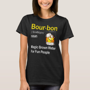 Camiseta Definición De Borbón Agua Marrón Mágica Para Perso