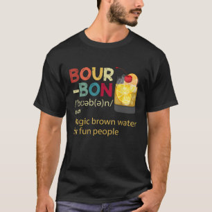 Camiseta Definición de Borbón Vintage Bebe Magic Brown Wa