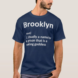Camiseta Definición de BROOKLYN Nombre Personalizado Difere