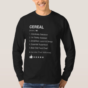 Camiseta Definición de Cereales Significando Divertido
