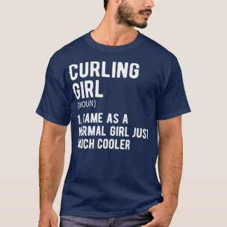 Camiseta definición de chica curling