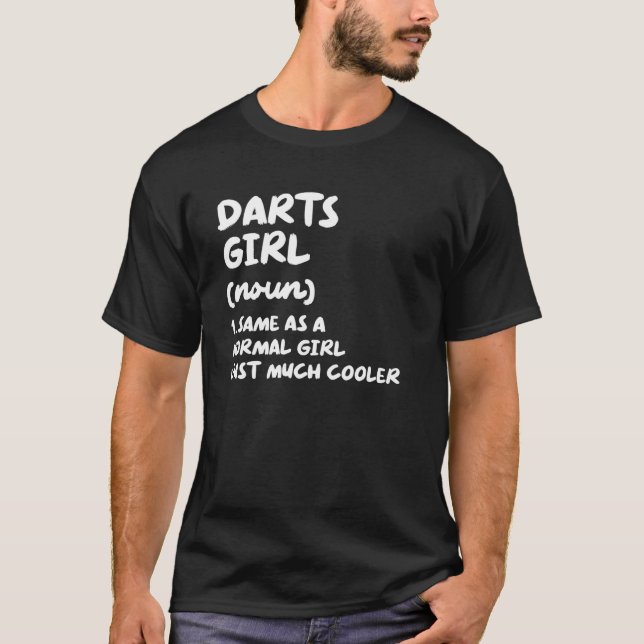 Camiseta Definición de Chica de dardos (Anverso)
