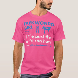 Camiseta Definición de Chica deportivo Taekwondo
