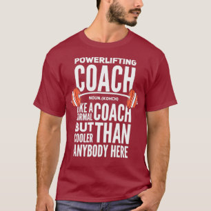 Camiseta Definición De Coach De Elevación De Poderío Para G
