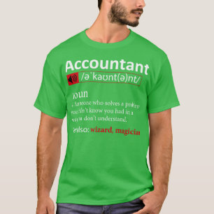 Camiseta Definición de Contable 1
