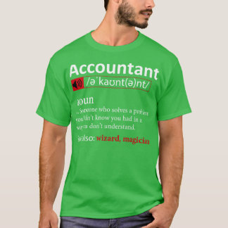 Camiseta Definición de Contable 1