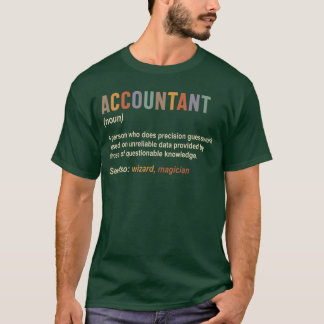 Camiseta Definición de contable Contabilidad CPA Chica dive