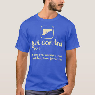 Camiseta Definición de control de armas Segunda enmienda