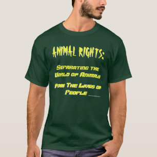 Camiseta Definición de derechos de los animales