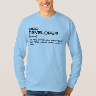 Camiseta Definición de desarrollador de aplicaciones - Cami