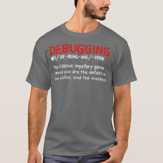 Camiseta Definición de diccionario de depuración
