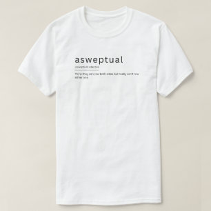Camiseta Definición de diccionario de remo divertida aswept