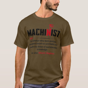 Camiseta Definición de diccionario divertida de maquinista