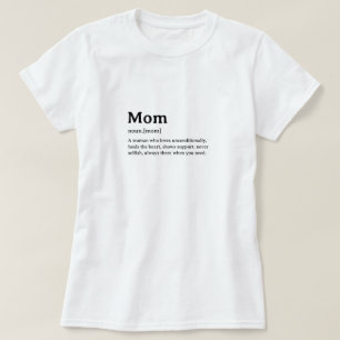 Camiseta Definición de diccionario divertida para mamá