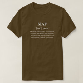 Camiseta Definición de divertida aventura con texto blanco