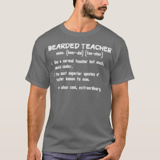 Camiseta Definición de docente de barba idea de regalo dive