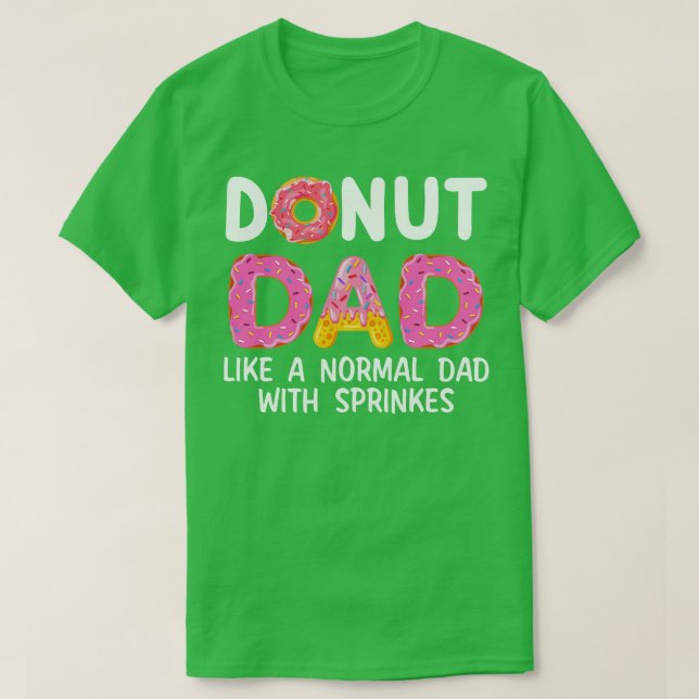 Camiseta Definición de donut Dad (Diseño del anverso)