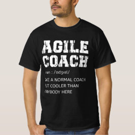 Camiseta Definición de entrenador ágil para alguien mejoran