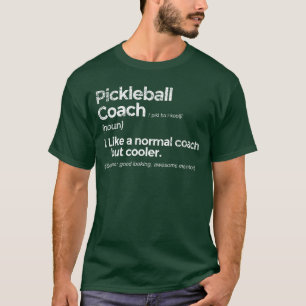 Camiseta Definición de Entrenador de Pickleball Regalo Dive