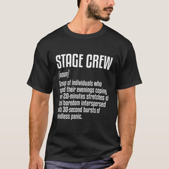 Camiseta Definición de equipo de teatro (Anverso)