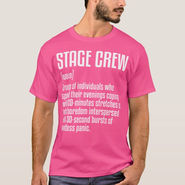 Camiseta Definición de equipo de teatro (Anverso)