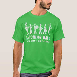 Camiseta Definición de familia de banda de marcha escolar