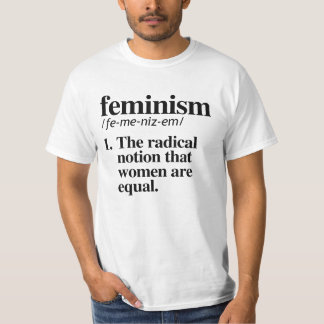 Camiseta Definición de feminismo