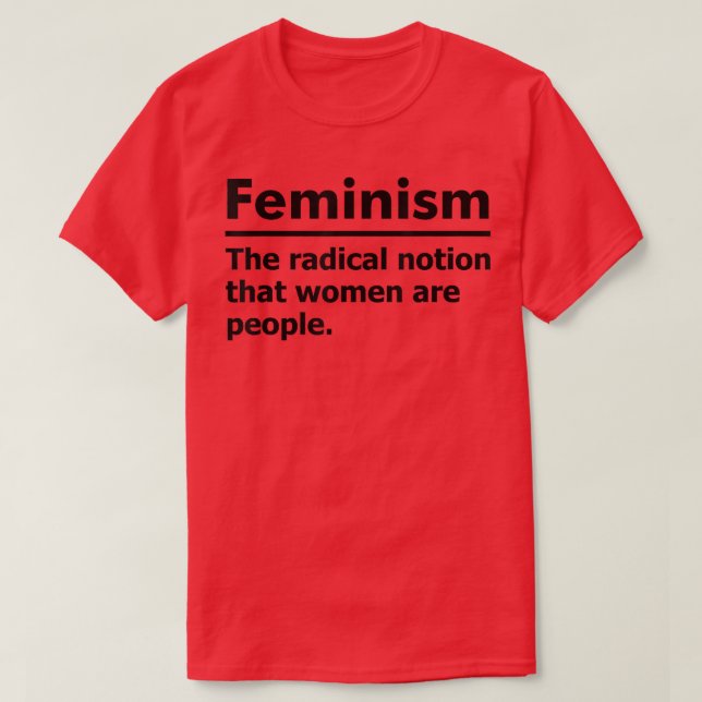 Camiseta Definición de feminismo 1101  (Diseño del anverso)