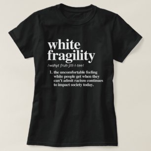 Camiseta Definición de fragilidad blanca